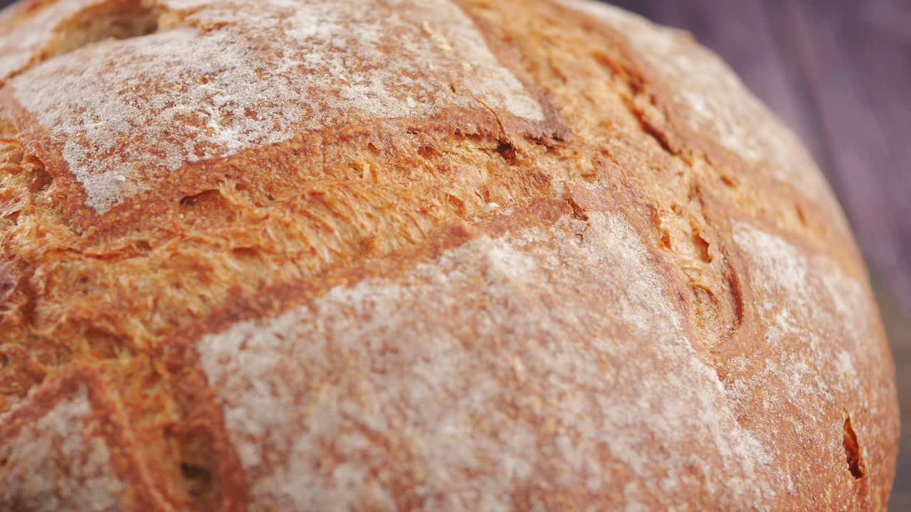 primer plano de una hogaza de pan