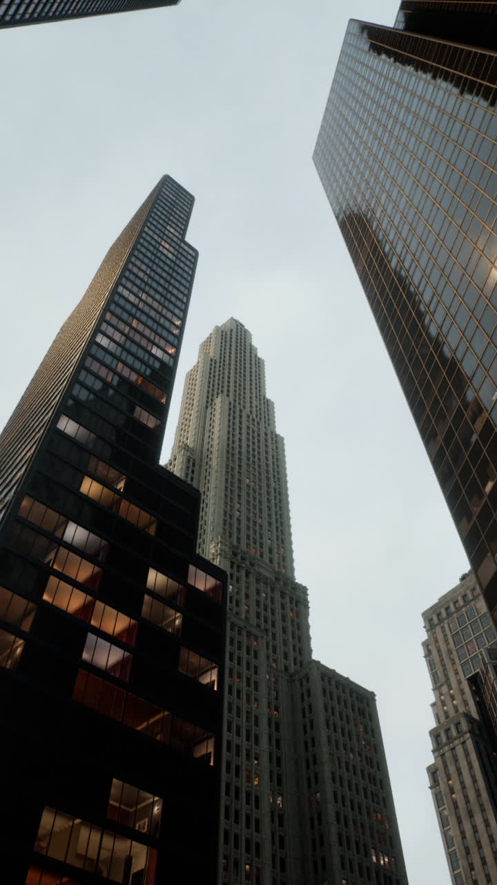 rascacielos en la ciudad