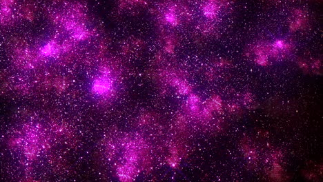 majestic purple nebula illuminated by gleaming stars