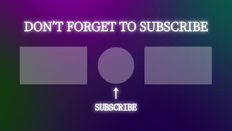 gradación simple de la tarjeta de finalización de la pantalla de finalización gráficos de movimiento