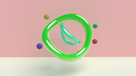 hipnótico gráfico de movimiento minimalista fondo futurista intro de estilo 3d capaz de hacer un bucle sin problemas 4k