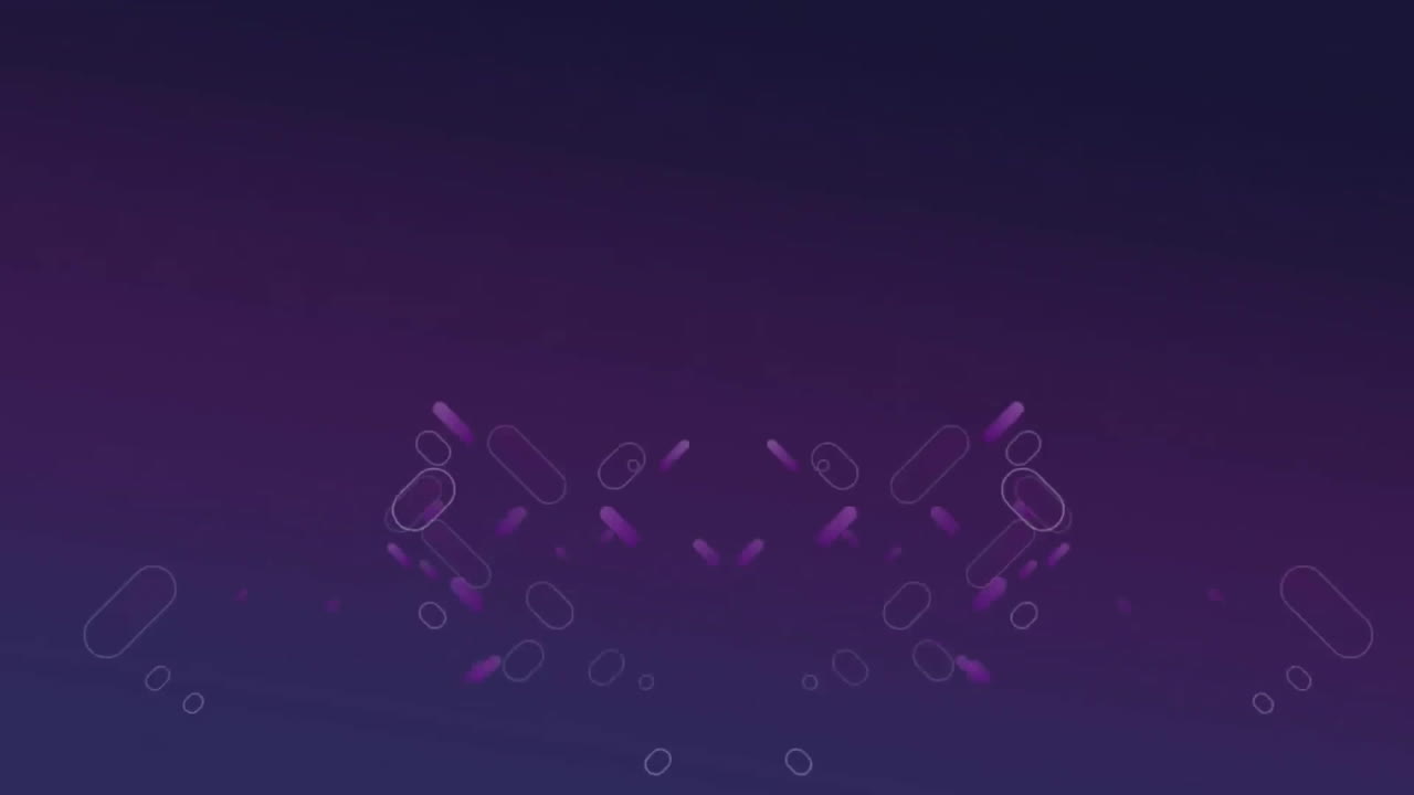Animation von lila Linien auf lila Hintergrund