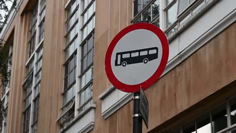 no driving, except for local buses, london, united kingdom