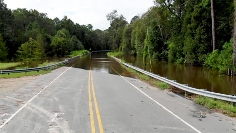 imágenes de la inundación del río del huracán florencia en carolina del norte