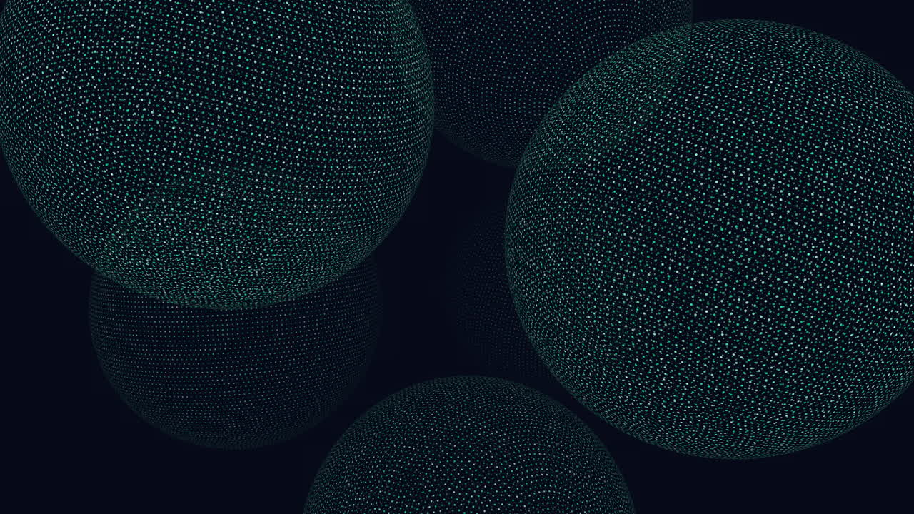 A symmetrical arrangement of black dots forms a circle on a dark background, creating an intriguing and abstract visual. The pattern showcases balance and unity within a minimalist design