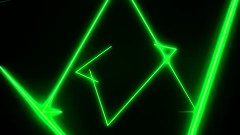 el túnel del triángulo futurista de hud es un bucle de vj sin costuras con gráficos de movimiento de neón 4k para led.