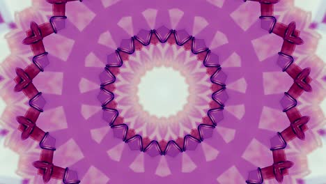 el fondo abstracto de 4k, el bucle de fantasía en movimiento dinámico, el caleidoscopio.