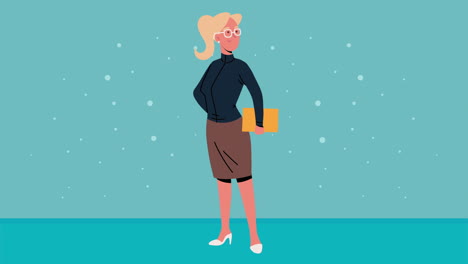 business woman illustration