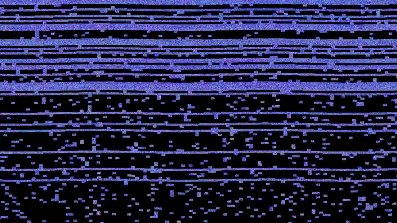 Digital Glitch Effect with Horizontal Lines and Noise