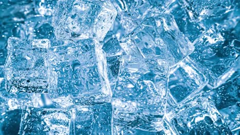 ice cubes closeup, abstract background.