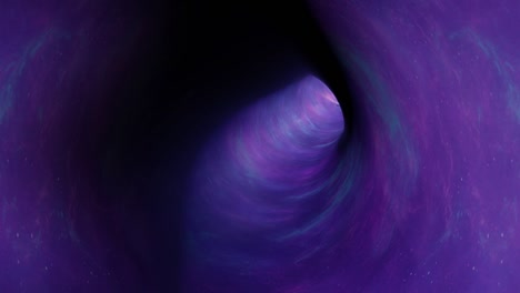 inside the wormhole during time warping in hyperspace loop animation