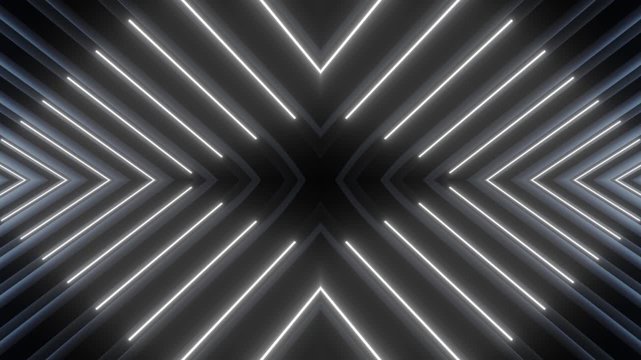 Abstract Neon Geometric Pattern