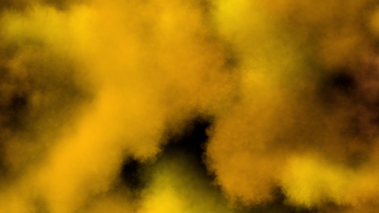 색의 연기를 퍼뜨리고, 수평으로 프레임을 아. 긴 거리.