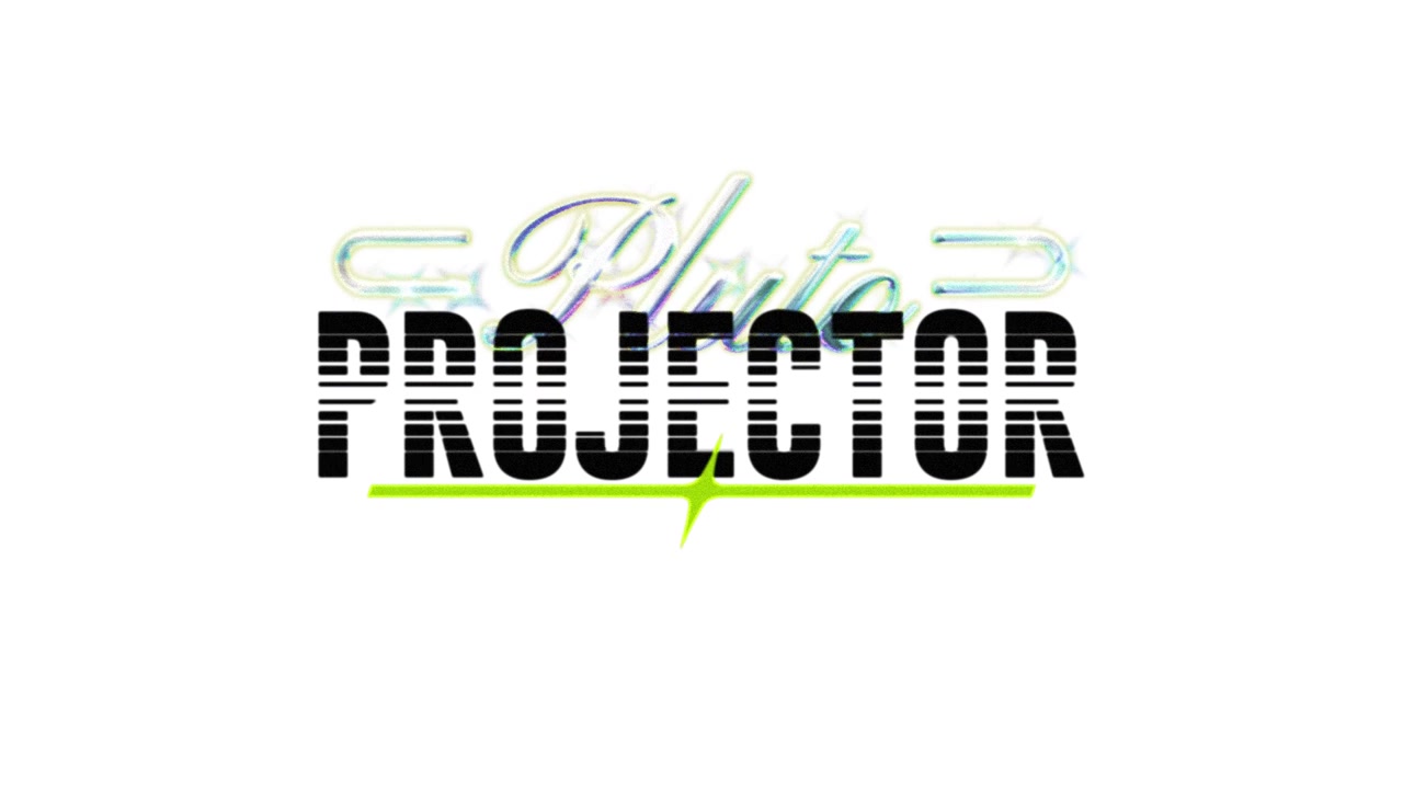 Animated Logo Reveal for Pluto Projector with Glitch Effect