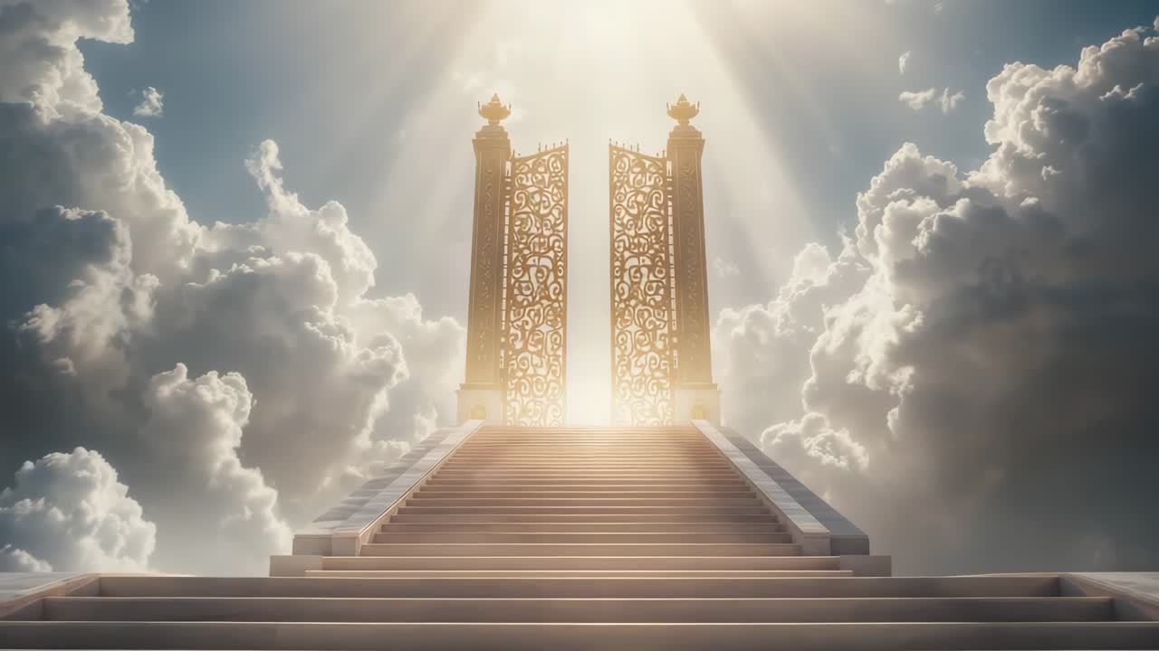 Stairway to Heaven with Golden Gates