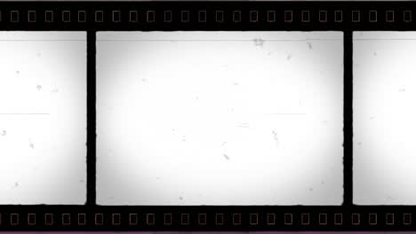 imax film frame 4k with sprocket hole and noise, dust, hair, scratches