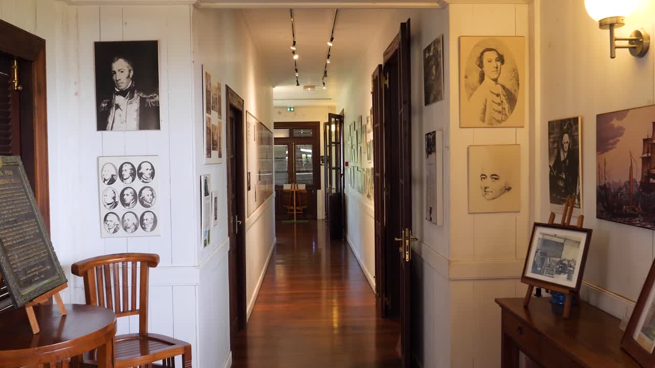 Home of the writer James Norman Hall in Papeete, Tahiti.