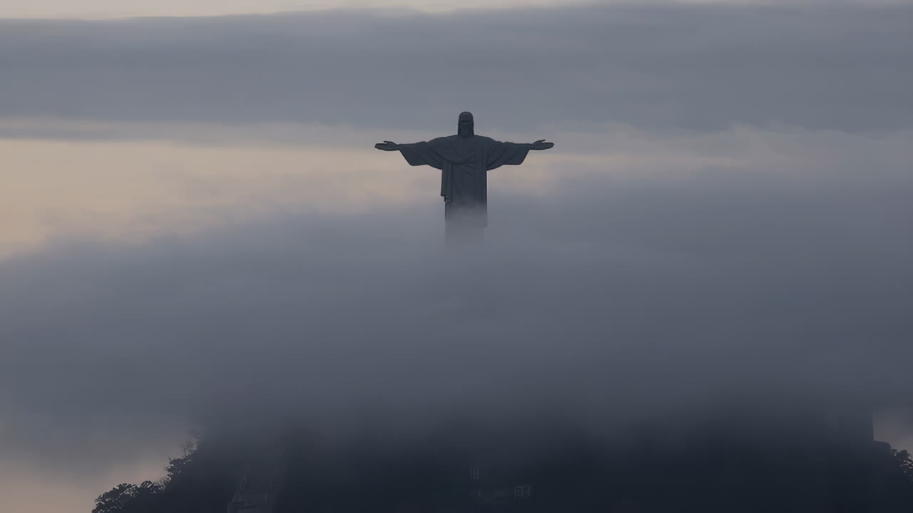Christ the Redeemer Statue in Fog