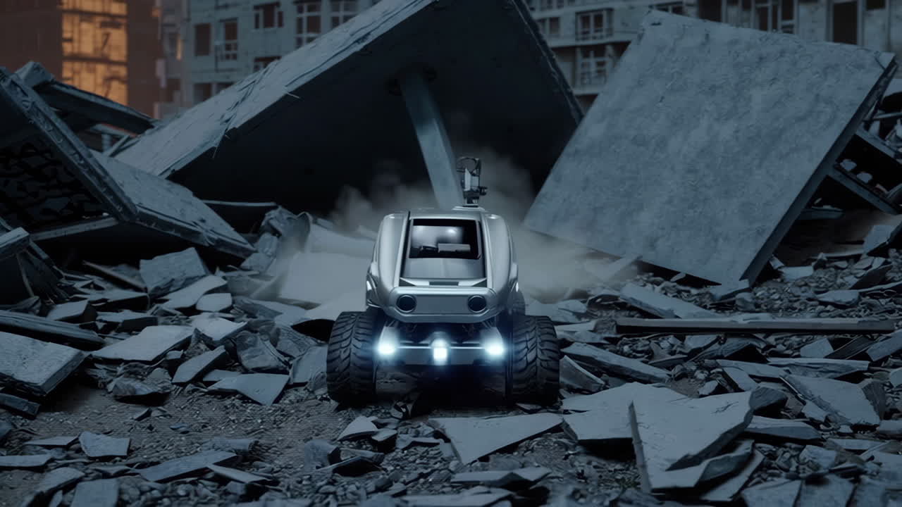 Autonomous Robot Exploring a Post-Disaster City