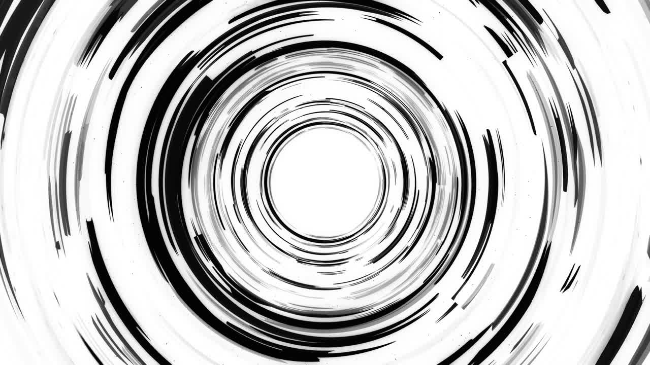 Abstract circle background. Seamless loop 4k