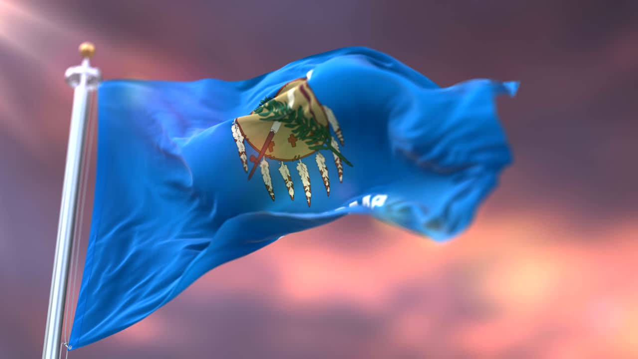 해가 지면 오클라호마 주 발, 미국 지역 - 루프