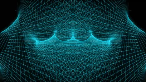 patrón de forma de punto de color azul claro animación gráficos de movimiento