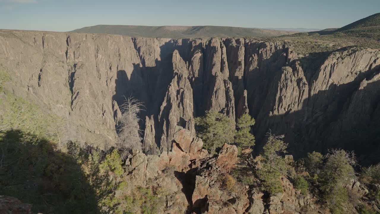 Canyon Landscape with Rock Formations