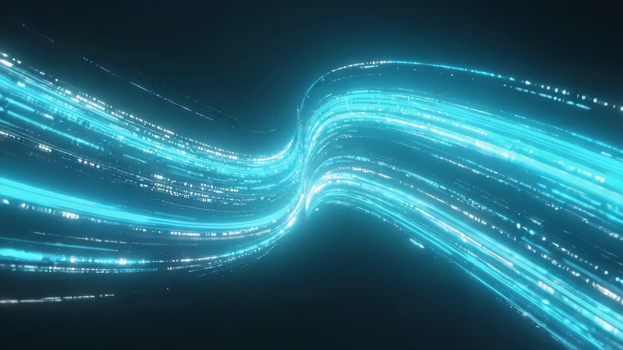 Abstract Technology Data Stream