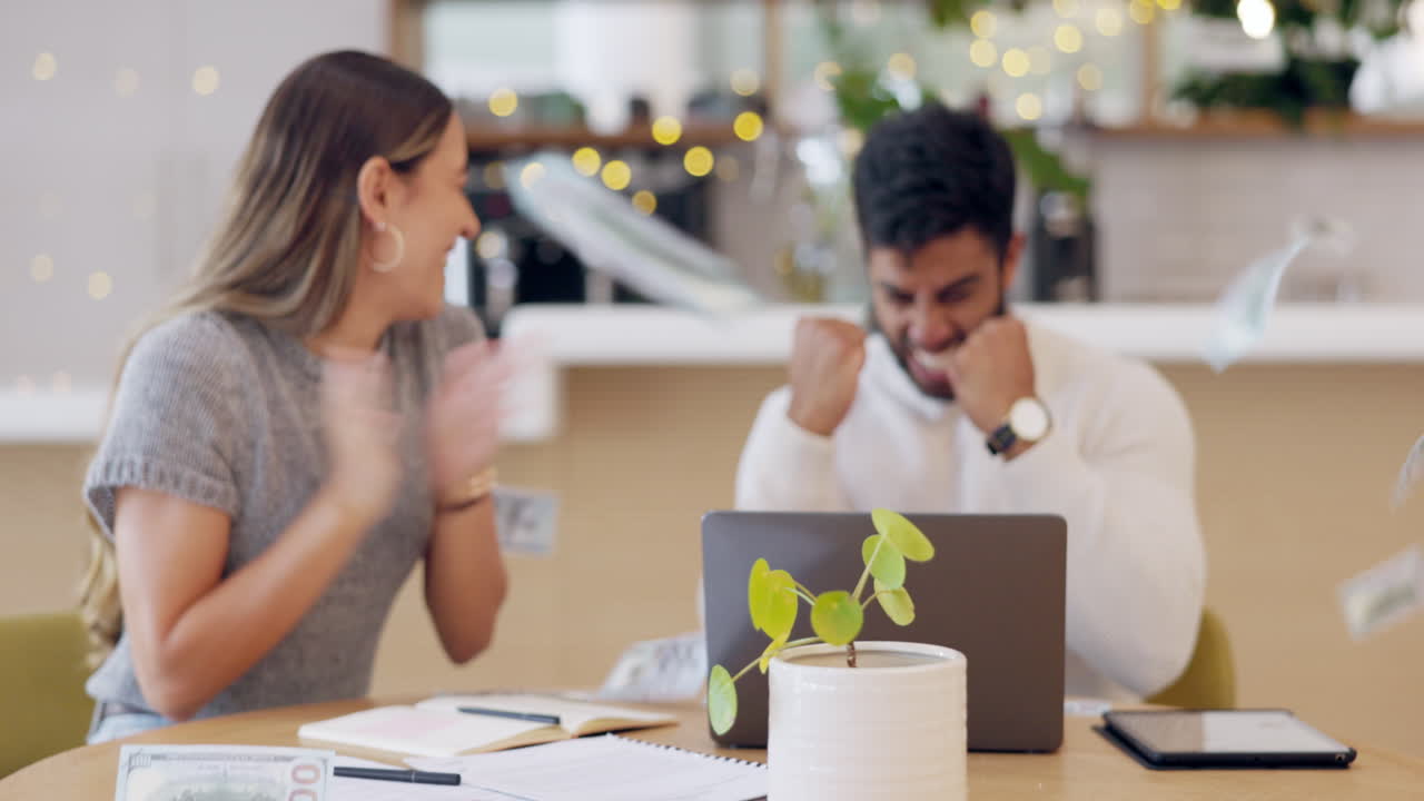 gente de negocios, celebración