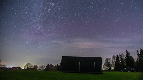 Lapso-De-Tiempo-De-Las-Estrellas-En-El-Cielo