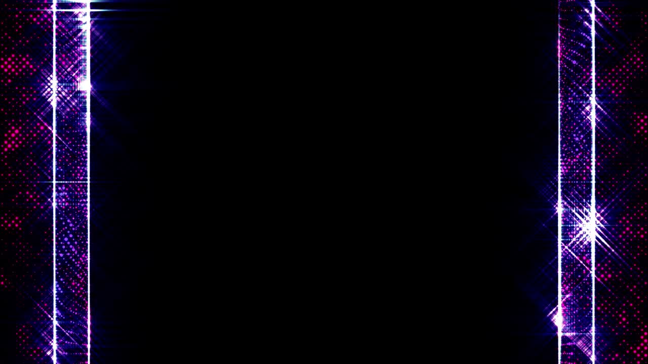3d abstract 4k looped background with light of leds and copy space. Sparks slip between point leds, particles cover the entire plane of entire frame. Shine run on points. Luma matte as alpha channel