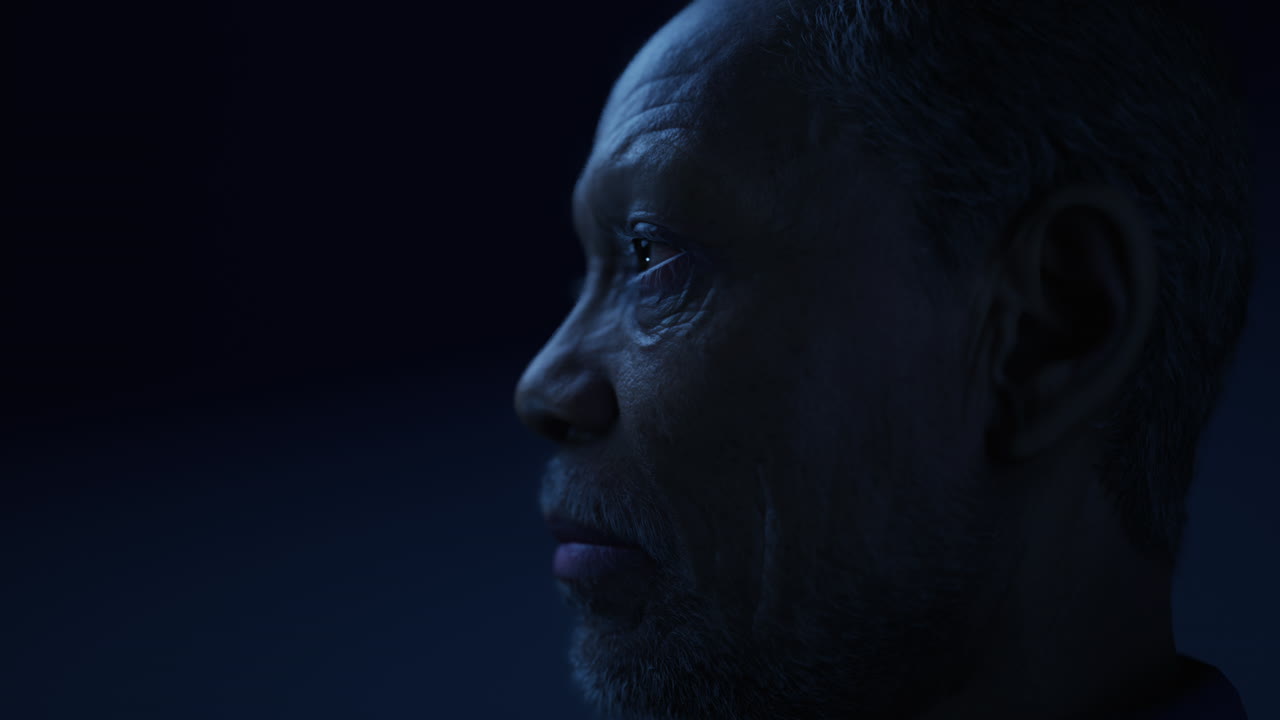 retrato increíblemente detallado de una cara africana