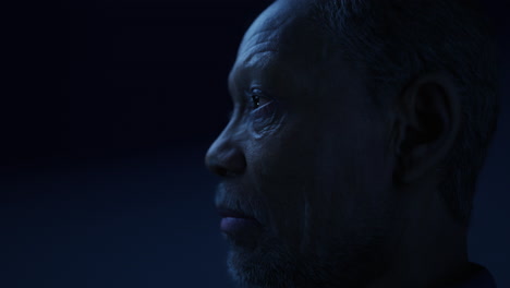 amazingly high detailed portrait of an african face