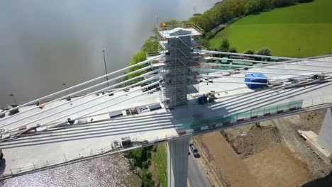 ireland new ross n25 by pass bridge construction rose fitzgerald kennedy bridge