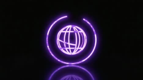 neon globe