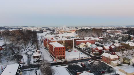 volando sobre el centro de lititz, pa