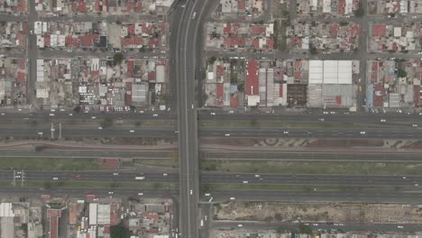 aerial view drone 1, avenue central ecatepec mexico city