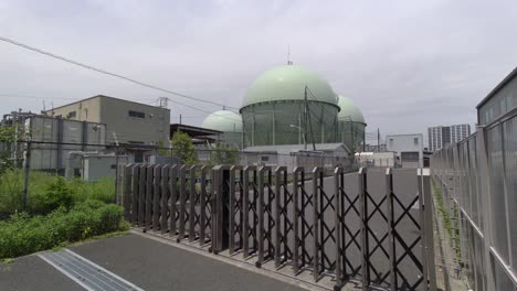 tanque de gasolina en japón, el paisaje de tokio 2022