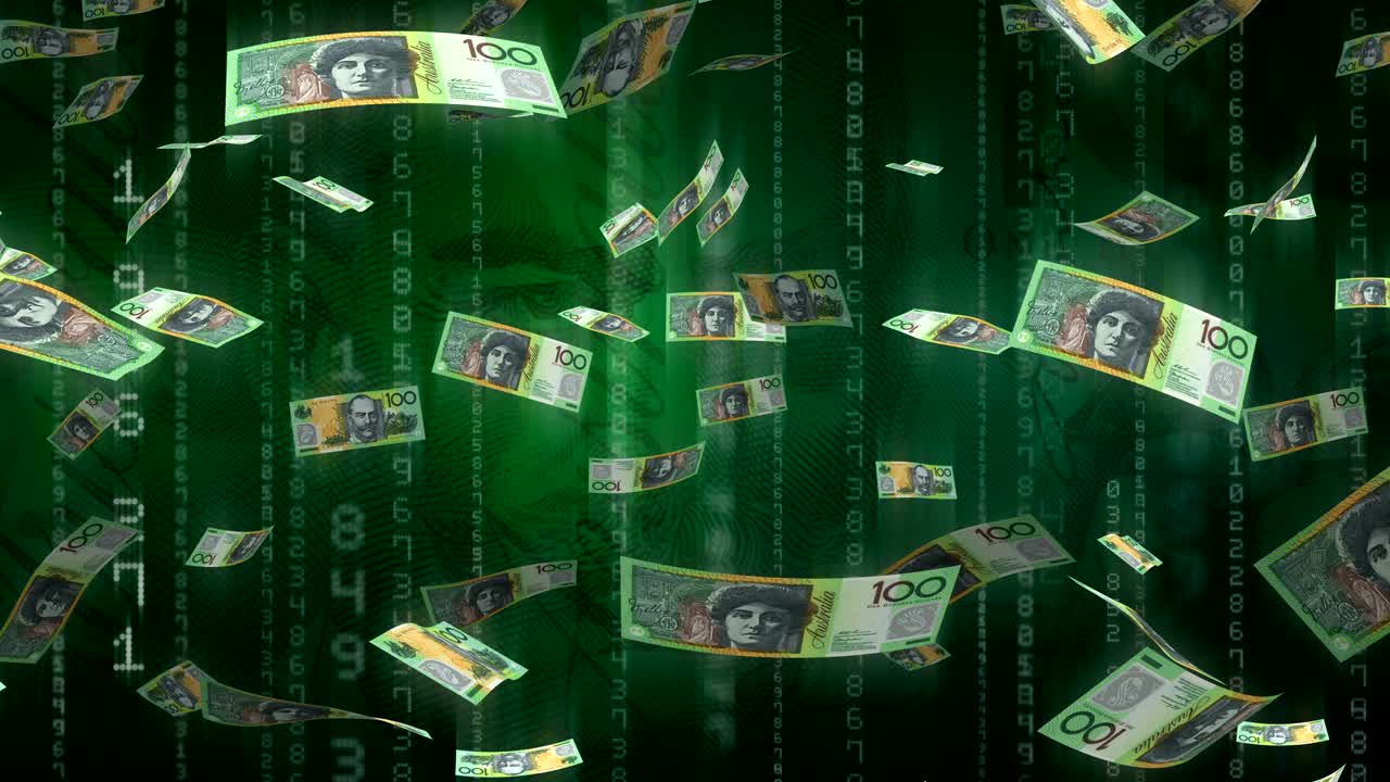 날아다니는 오스트레일리아 달러