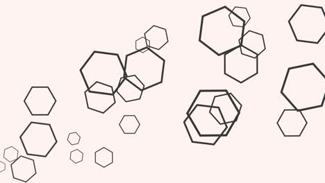 Volar-Simple-Forma-De-Hexágonos-Negros