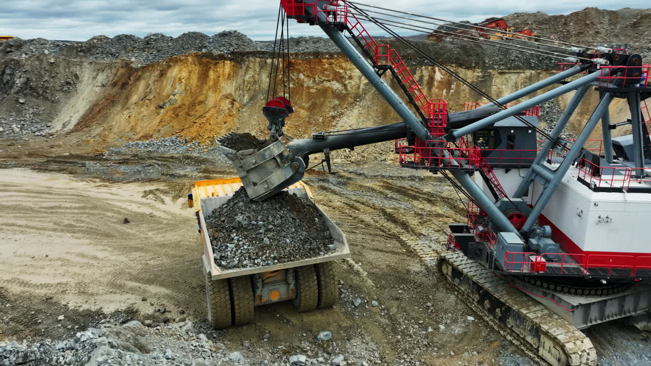 operación de minería a cielo abierto