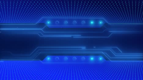futuristic circle hud virtual display interface technology animation background for video intro