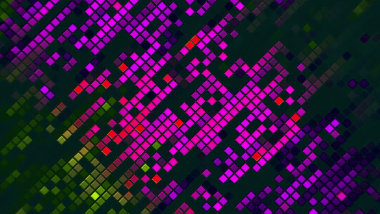 Abstract Geometric Background with Colorful Pixels