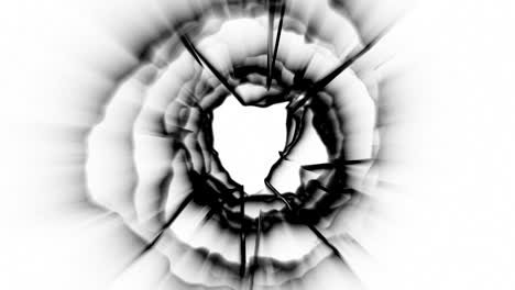 patrón circular abstracto en escala de gris