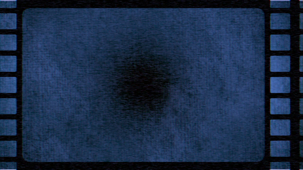 fondo abstracto de cuenta regresiva de película retro azul en movimiento en estilo 1 de los años 80 90