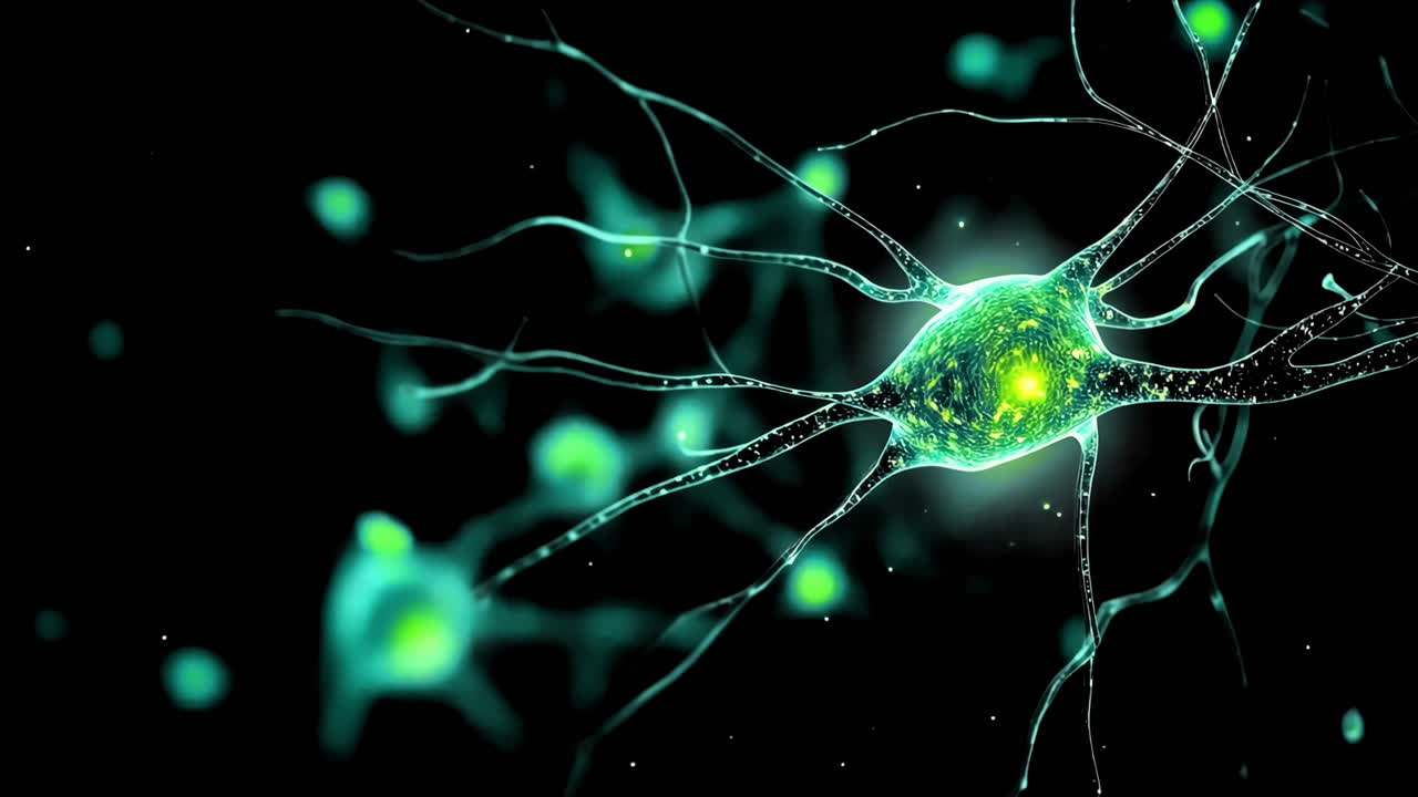 Glowing neural network connections visualized animated overlay, transparent 4K video, alpha channel