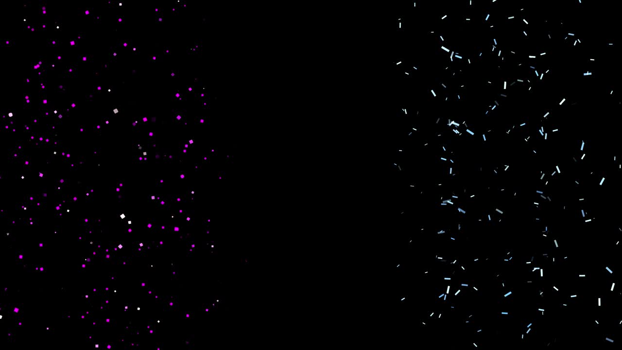 콘페티 (confetti) - 시엄리스 루프 (seamless loop) - 알파 채널 (alpha channel)