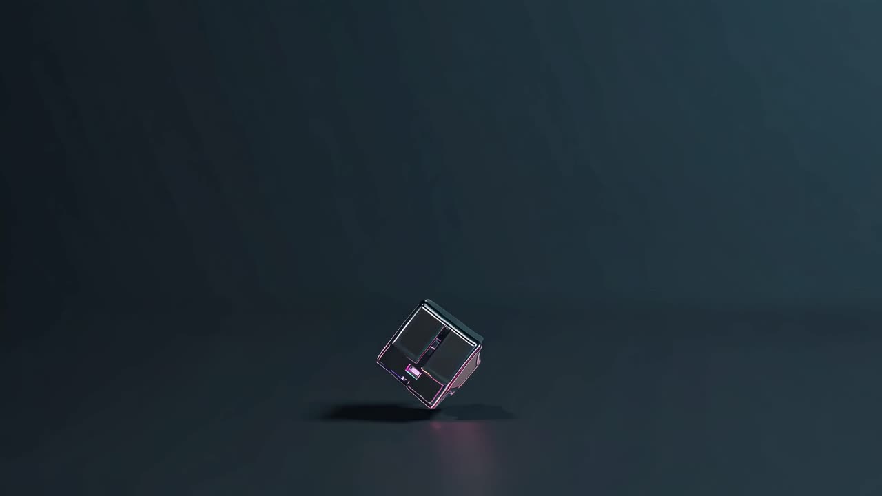 3d 렌더링 된 금속 물체