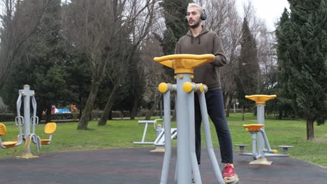 gimnasio de parque público