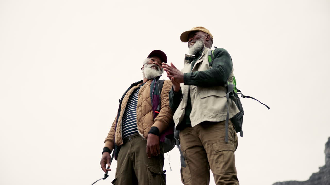 Senior Men on a Hiking Adventure